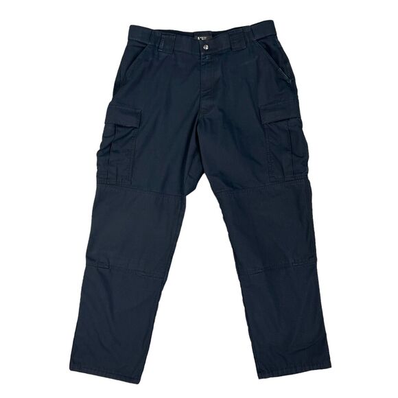 5.11 Tactical Pants Mens XL Navy Cargo Pockets Duty Uniform Ripstop Trousers - Picture 1 of 15
